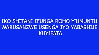 Urugambanarwanye na sekibi - Umva shitani zivugira uko zifata abasenga maze wige gushishoza!