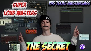 The Secret to Super Loud masters [Pro Tools Masterclass] #audioengineer #musicproducer