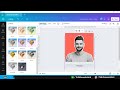 How to Create Social Media Profile Picture in Canva  Instagram, Facebook Snapchat, WhatsApp  Mood