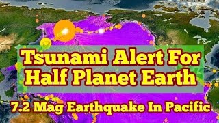 Volcano Eruption \u0026 Earthquake In Kamchatka Peninsula Russia, 7.2 Mag., Shiveluch Ash Eruption