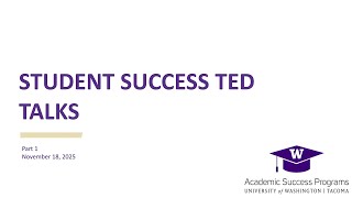 Elevate: Student Success TED Talks