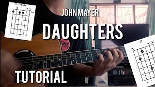 John Mayer - Daughters Guitar Cover + Chords