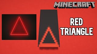 How to make a TRIANGLE in Minecraft! (Banner Design Ideas)
