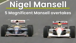 Nigel Mansell | 5 magnificent Mansell overtakes