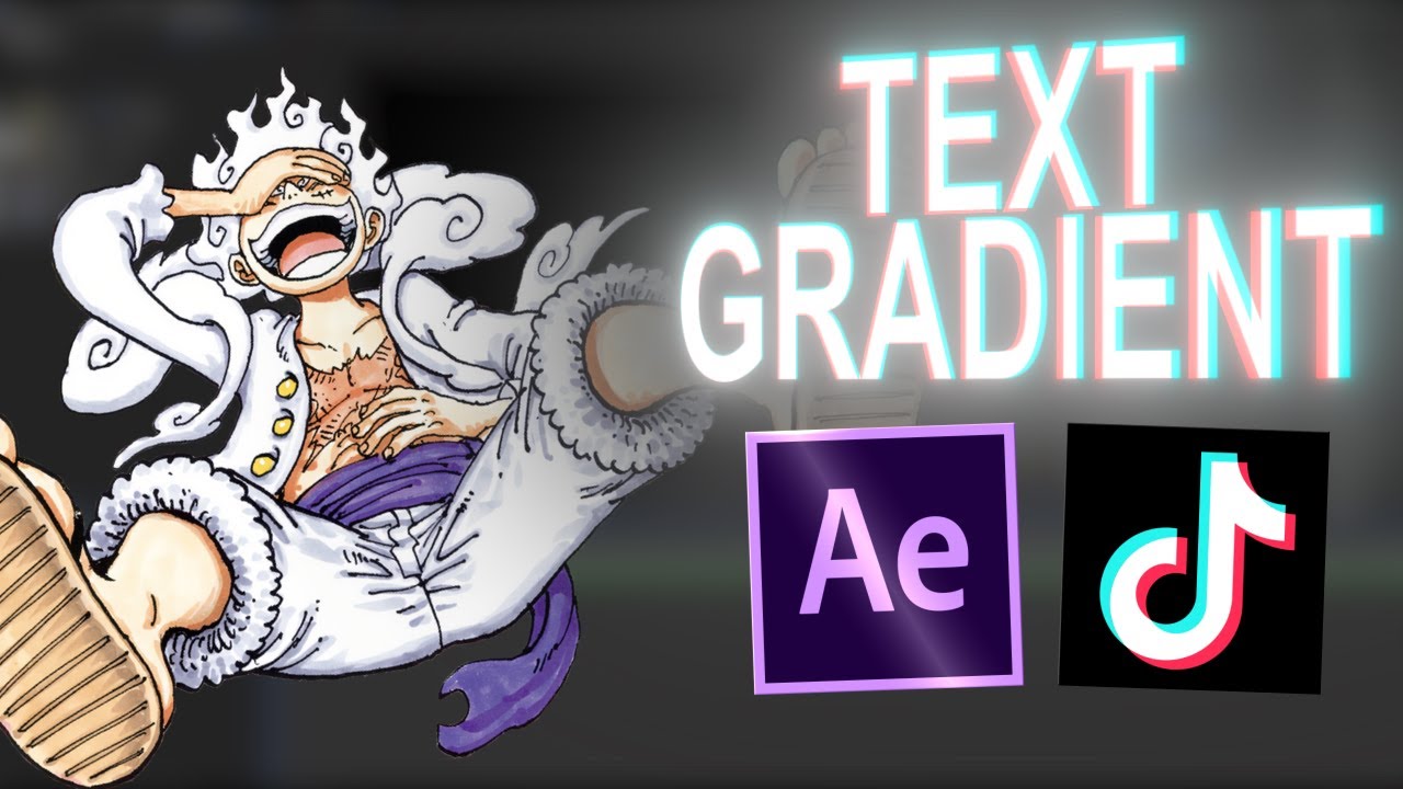 How To Gradient Text After Effects Tutorial Youtube
