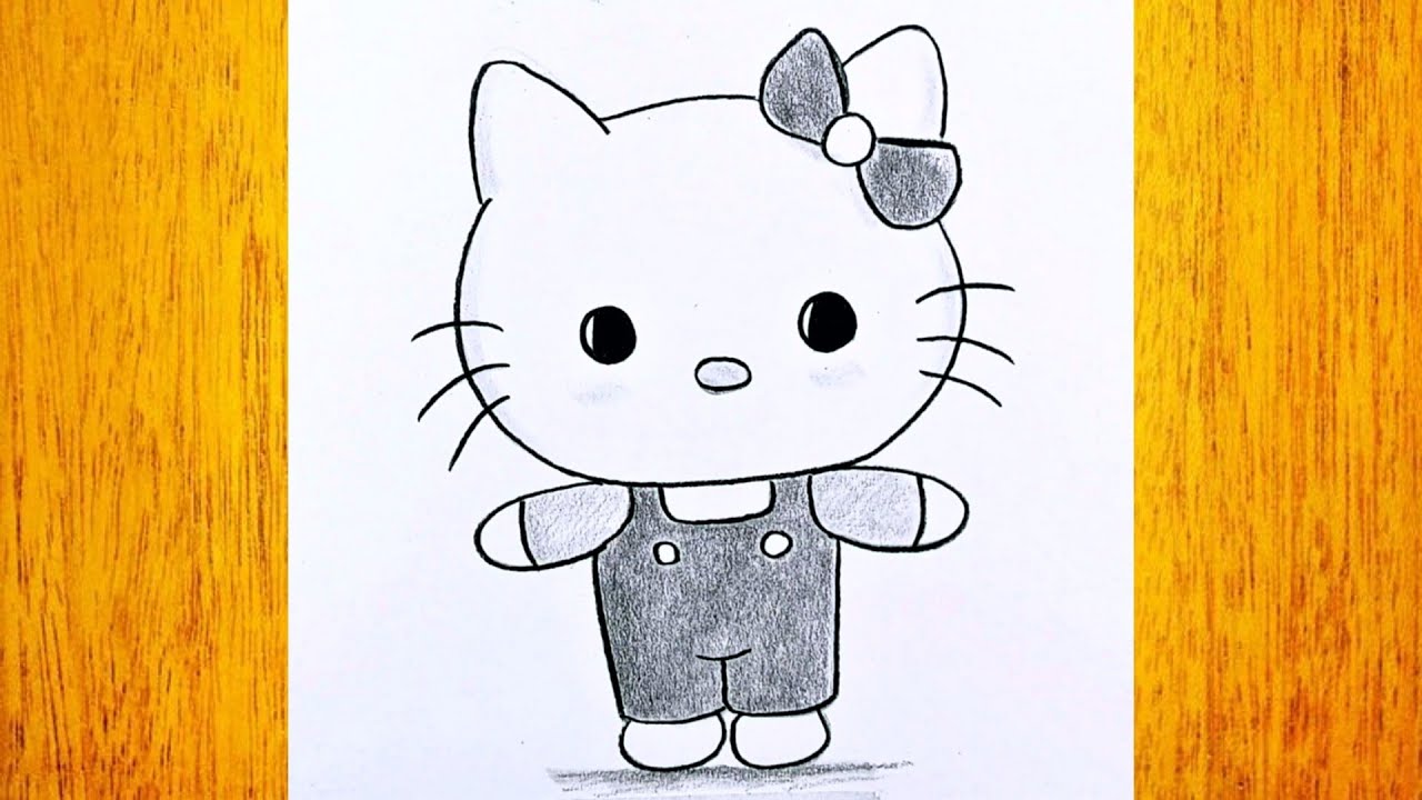 Dibujo Paso A Paso De Hello Kitty / Cómo Dibujar Hello Kitty / Dibujo A ...