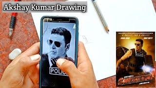 Akshay Kumar Sketch 🎨 Drawing | New Movie  Songs | Poster | Kya Loge Tum Song | Sanjupanwarart