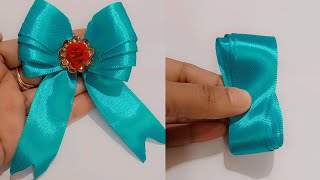 #Amazing Ribbon flower Work Super Easy flower making Handmade Embroidery Amazing Ribbon flowers