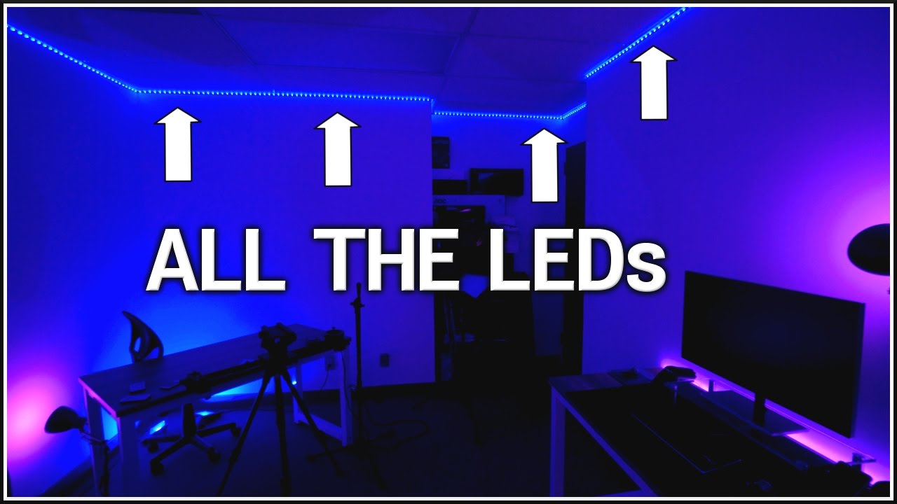 How To Install WHOLE Room RGB LEDs! - YouTube