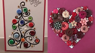 Fabulous and gorgeous button art and craft ideas