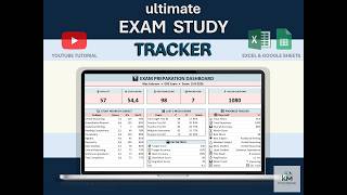 How to Track Your Study Progress in Excel (Exam Tracker + Test Analysis Template)