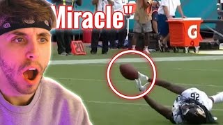 British Guy Reacts to the NFL for the VERY FIRST TIME ! "NFL Unforgettable Moments"