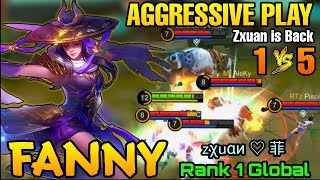 Zxuan is Back 2020!! Fanny Aggressive Plays - Top 1 Global Fanny zχuαи ♡ 菲 - Mobile Legends