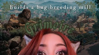 ASMR ཋྀ 𓋹 . Planet Zoo Ep 1: Building a Bug Mill | Keyboard Sounds, Clicking, Whispering, Fire