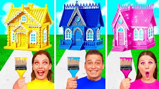 One Colored House Challenge | Funny Situations and Fails by Fun Teen