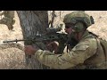 army s 6rar conduct a live fire section attack