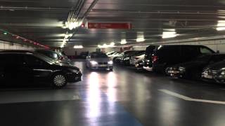 SOUNDCLIPZ // BMW F10 M550d - Adaptive sound in underground parking - soundclip