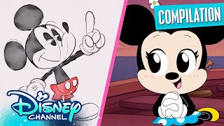 Mickey & Minnie Cartoons | Chibi Tiny Tales | How Not To Draw | Compilation | @disneychannel