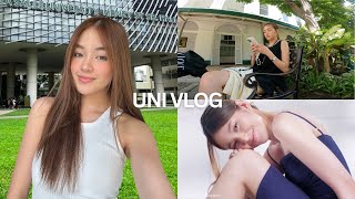 UNI VLOG | busy days as a dlsu college student and content creator, going to bgc, shoot, finals week