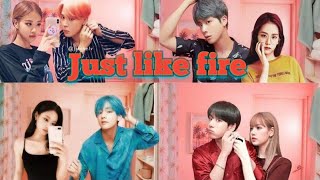 BTS × Blackpink Just like fire #Short × Drama Army