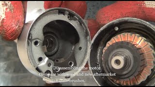 A CB400 engine rebuild in my room. ep#13 : Using an after market start motor brush.