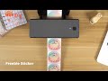 DIY Any Stickers & Labels w/ Bluetooth Thermal Printer | MUNBYN Printer