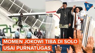 Detik-detik Jokowi Tiba di Solo Setelah 10 Tahun Jadi Presiden