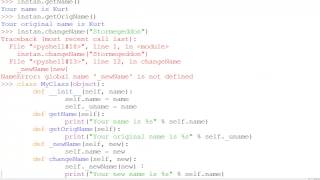 Python 3 Tutorial 15: Objects and Classes 3