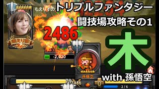 トリプルファンタジー攻略プレイ動画その1 木の闘技場(地獄級)