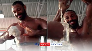 Kell Brook wrings out the sweat from his t-shirt after training 😳💦| Behind The Ropes | Tease