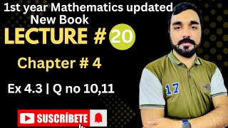 Message Encoding & Decoding Using Matrices | Exercise 4.3 Q10 & Q11 | 1st Year Math Full Concept