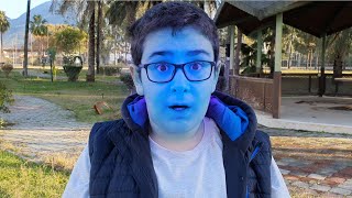 Buğranın Yüzü Mavi Oldu. Blue Face Kid Fun Kids Video