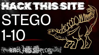 Hack This Site: Steganography Mission Levels 1-10