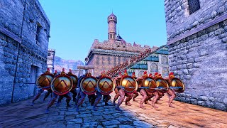 Immortal ARMY vs Spartan Guards - Ultimate Epic Battle Simulator UEBS