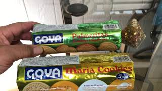 Goya cookies review, they are good