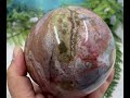 DRUZY Ocean Jasper Sphere - CRYSTAL.