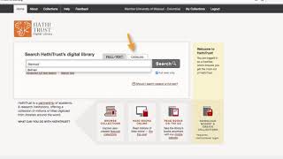 HathiTrust Basic Search