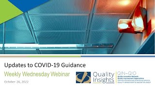 CMS’ Guidelines for Nursing Home Emergency Preparedness Plans (Oct. 26, 2022 Recording)
