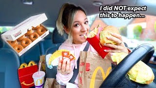 Letting The Person In Front of Me Decide What I Eat for 24 Hours Challenge!