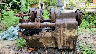 Restoration pipe threading machine | Restoring old machine