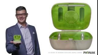 Phonak’s latest rechargeable hearing aid – The Audéo B-R