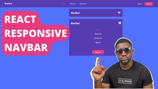 React Responsive Navbar Tutorial: Beginner Tutorial