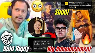 Godl Bold On Teams Back Off From Bgis 😳| Godl xRealme Bts Shoot 😮| Krafton Big Announcement 🔥