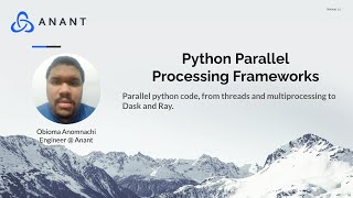 Data Engineer's Lunch 95: Python Parallel Processing Frameworks