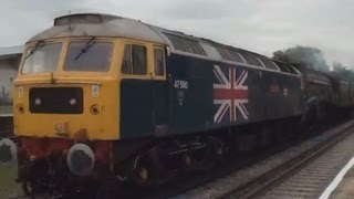 Union Flag 47580 with A4 60009 at Hook on 5Z40 ECS