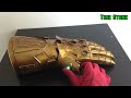 spiderman far from home unboxing realife thanos infinity gauntlet