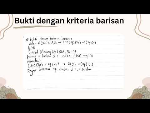 PENGANTAR ANALISIS REAL (FUNGSI KONTINU) - YouTube