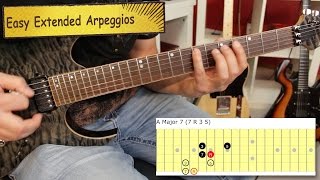 Simple Extended Arpeggio Trick Guitar Lesson