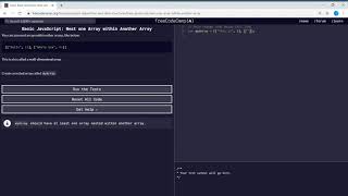 Basic JavaScript (38/111) | Nest one Array within Another Array | freeCodeCamp