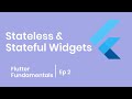 Stateful and Stateless Widgets - Flutter Fundamentals